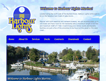 Tablet Screenshot of harbourlightsmarina.on.ca